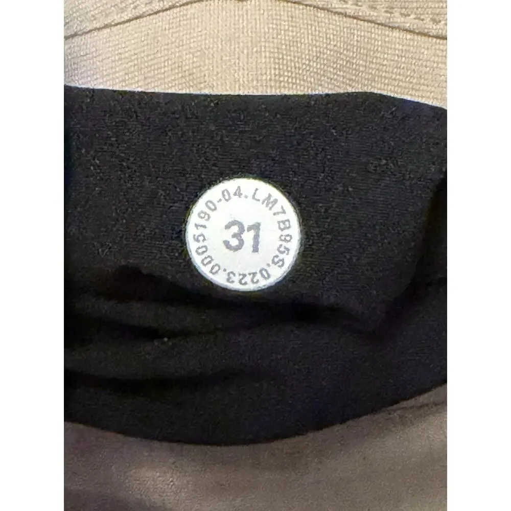 Lululemon Commission Short Mens 31 Chino Classic 7 Inseam Golf Preppy Beige